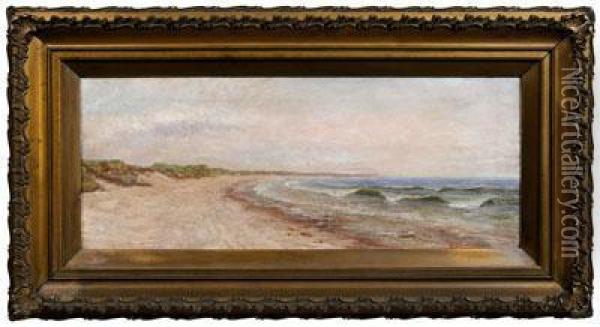 Sandy Beach Oil Painting - Ammi Merchant Farnham