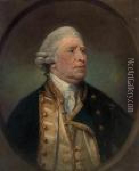 Portrait Of Sir Chaloner Ogle Oil Painting - Sir Joshua Reynolds