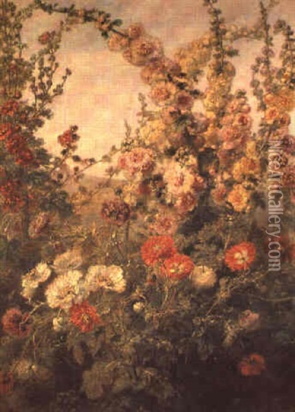 Flores Oil Painting - Alexis Kreyder