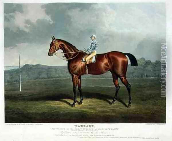 'Tarrare', the Winner of the Great St. Leger at Doncaster, 1826 Oil Painting - John Frederick Herring Snr