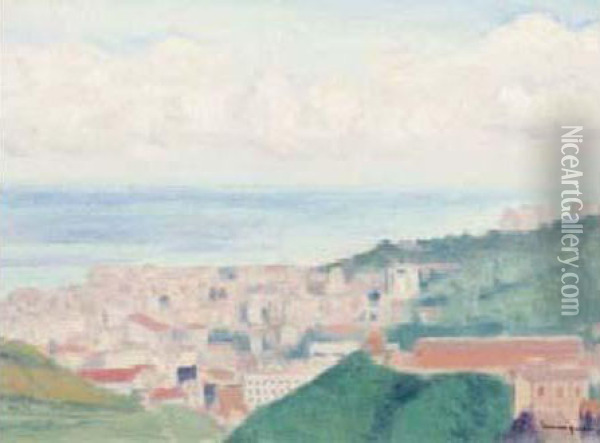 Alger, Bab-el-oued, 1943. Oil Painting - Albert Marquet