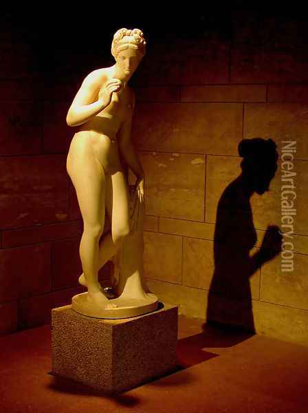 Venus with Apple Oil Painting - Bertel Thorvaldsen