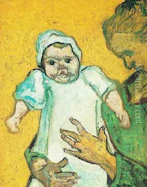 Mother Roulin With Her Baby II Oil Painting - Vincent Van Gogh