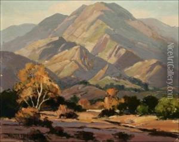 Foothill Landscape Oil Painting - Walter Farrington Moses