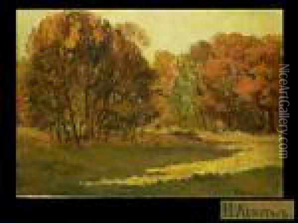 Herbstlandschaft Oil Painting - Isaak Ilyich Levitan