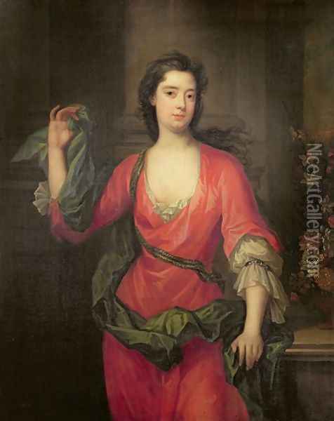 Portrait of Catherine Lady Walpole Oil Painting - Charles Jervas