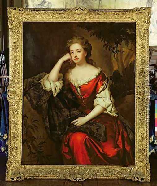 Portrait of Catherine Lucy Duchess of Northumberland Oil Painting - Sir Godfrey Kneller