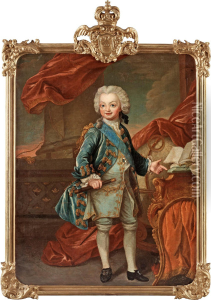 Gustav Iii As Child Oil Painting - Lorenz Ii Pasch