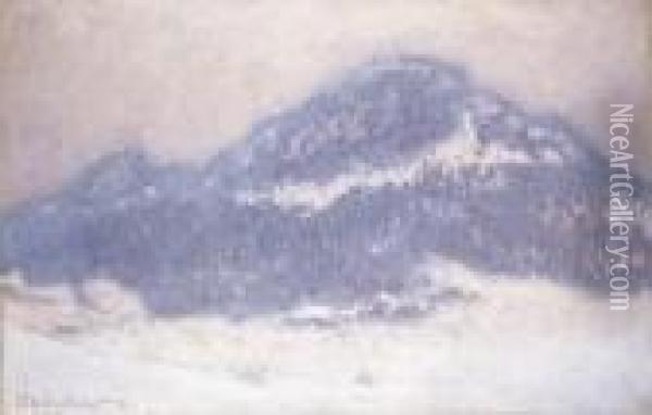 Mont Kolsaas, Temps Brumeux Oil Painting - Claude Oscar Monet