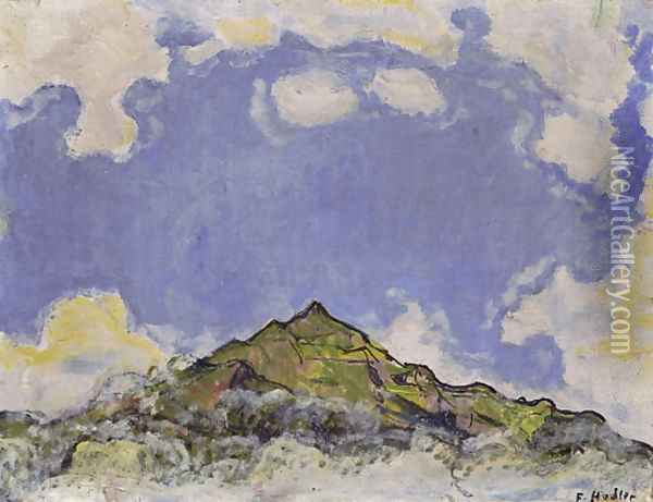 Der Niesen, 1910 Oil Painting - Ferdinand Hodler