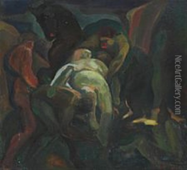 Kvinderov Oil Painting - Kai Nielsen