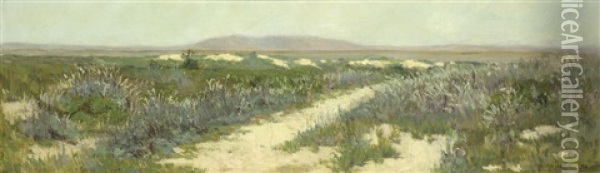Alameda Marshes Oil Painting - Amedee Joullin