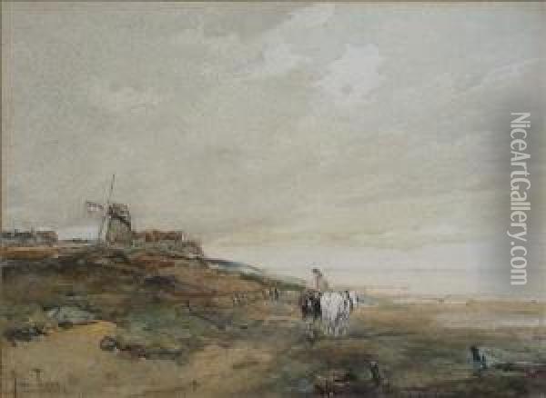 Coastal View, Holland Oil Painting - John Terris