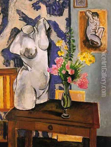 plaster torso Oil Painting - Henri Matisse