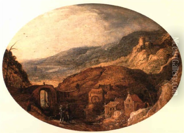 Paysage Montagneux Oil Painting - Joos de Momper the Younger