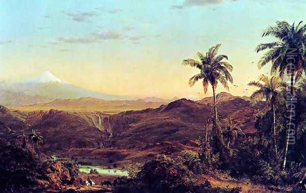 Cotopaxi 4 Oil Painting - Frederic Edwin Church
