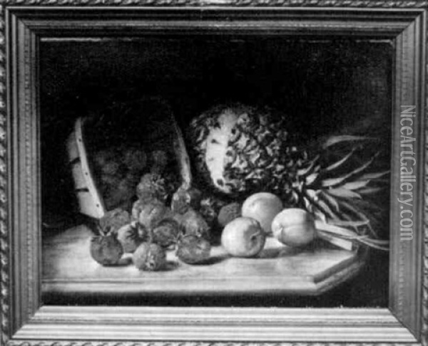 Tabletop Still Life Oil Painting - August Laux