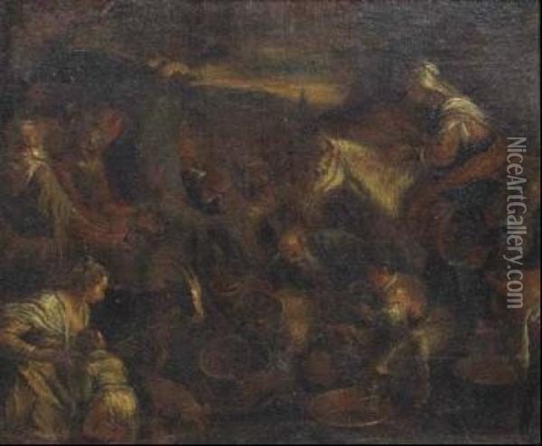 L'autunno Oil Painting - Jacopo Bassano (Jacopo da Ponte)