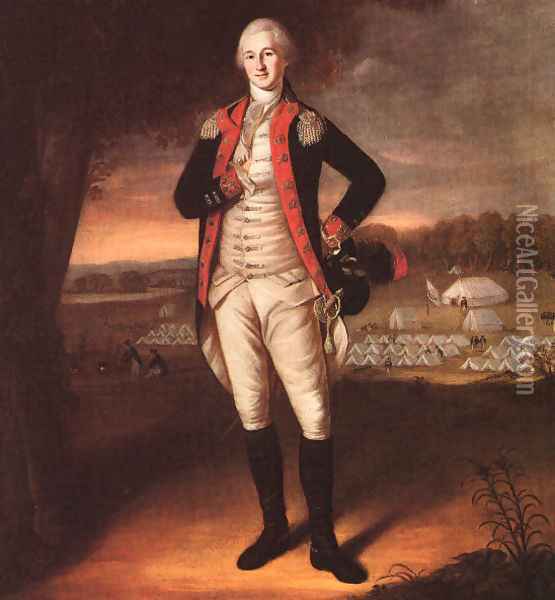 Portrait of Walter Stewart 1781 Oil Painting - Charles Willson Peale