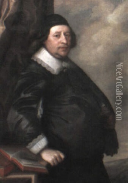 Portrait Of A Gentleman Oil Painting - Jacob Jordaens