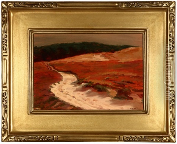 Coastal Dune Landscape Oil Painting - Adele Watson