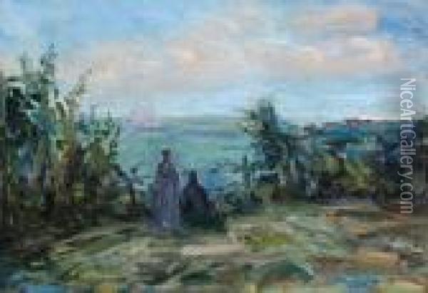 Soir, Gallea Pres Saint Nazaire Oil Painting - Pierre Laprade