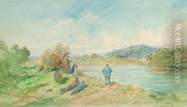 Les Pecheurs Oil Painting - Gustave Dore
