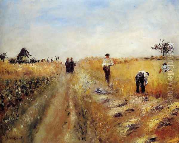 The Harvesters Oil Painting - Pierre Auguste Renoir