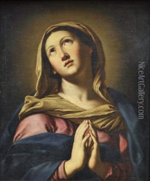 La Vierge En Priere Oil Painting - Giovanni Battista Salvi