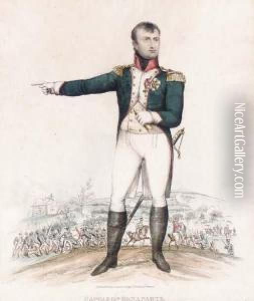Napoleon Bonaparte Oil Painting - William Heath