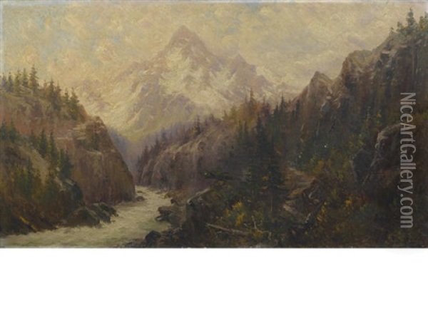 Mt. St. Agnes, Washington Oil Painting - Frank Lucien Heath