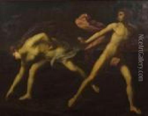 Atlanta And Hippomenes Oil Painting - Guido Reni