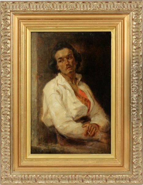 Self Portrait Oil Painting - Walter Shirlaw