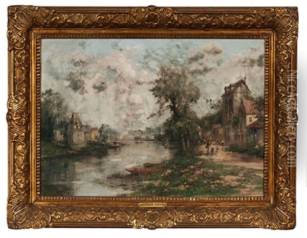 French Summer Scene Oil Painting - Maurice Levis