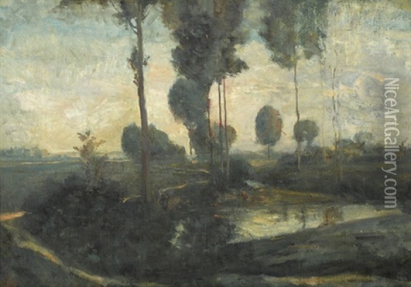 Oudshoorn Oil Painting - Willem Van Konijnenburg