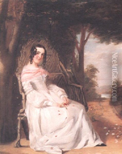Portrait Of Mary Freer Oil Painting - William Powell Frith