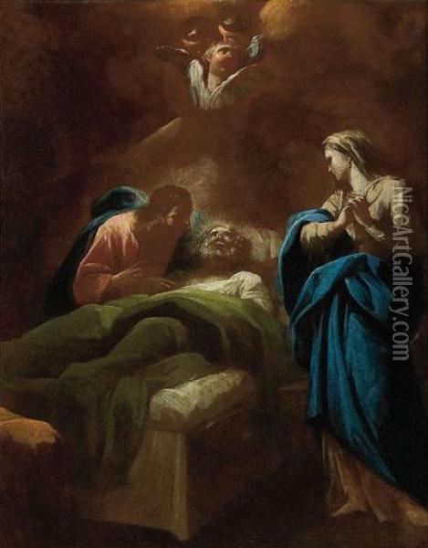 La Muerte De Sanjose Oil Painting - Zacarias Gonzalez Velazquez