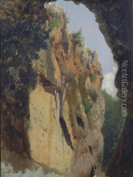 Paesaggio Roccioso Oil Painting - Pietro Senno