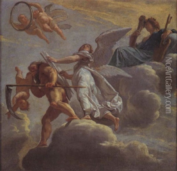 La Gloire Immortelle De Richelieu Oil Painting - Philippe de Champaigne