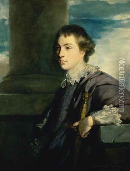 Portrait of John Charles Spencer, 3rd Earl, Lord Althorp 1782-1845 1759 Oil Painting - Sir Joshua Reynolds
