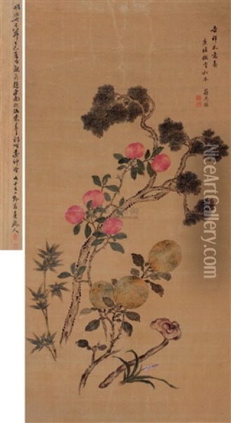 Fruit Oil Painting -  Jiang Tingxi
