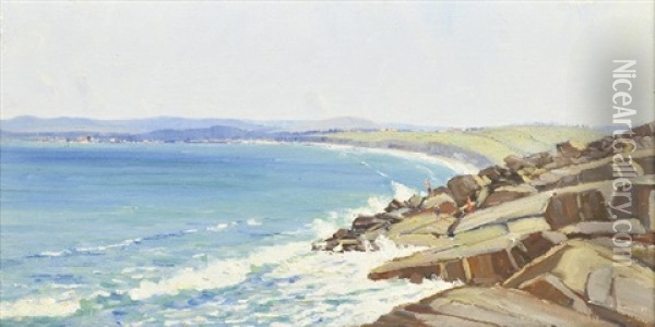 Victor Harbour From Port Elliot Oil Painting - Robert Waden