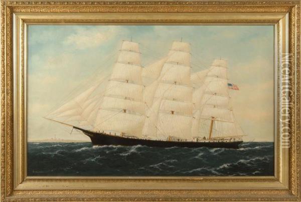 The American Clipper Ship Oil Painting - William Pierce Stubbs