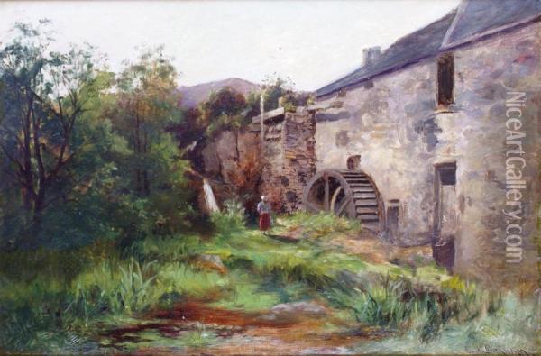 Le Moulin Oil Painting - George William Graham