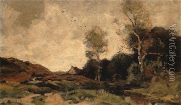 Landscape Oil Painting - Theophile De Bock