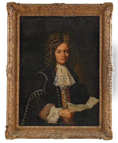 Portratt Av Yngling Lasandes Brev Oil Painting - Vittore Giuseppe Ghislandi (Fra' Galgario)