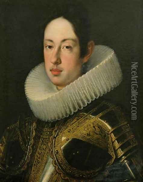 Portrait of Ferdinando II de Medici 1610-70 Oil Painting - Justus Sustermans