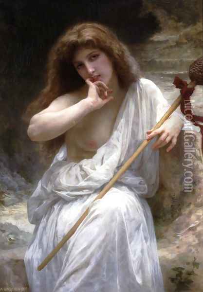 Bacchante 2 Oil Painting - William-Adolphe Bouguereau