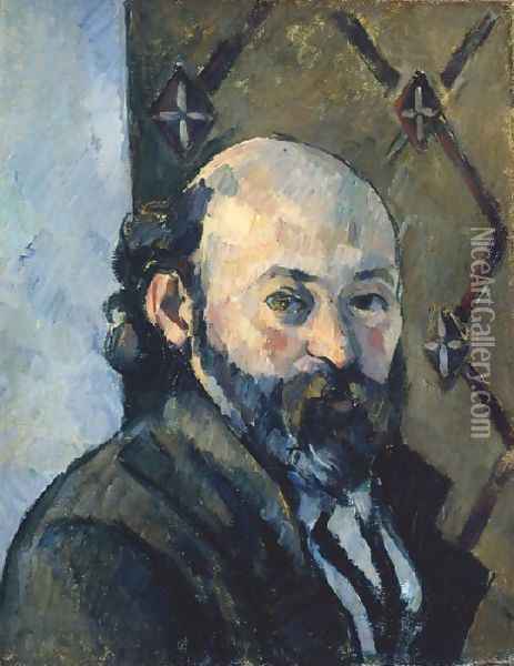 Copy After A Self Portrait By Cezanne Oil Painting - Roger Fry