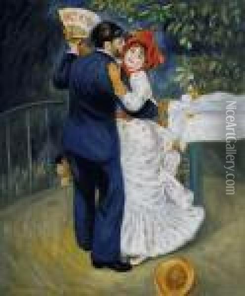 Dance In The Country Oil Painting - Pierre Auguste Renoir